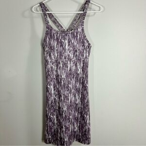 Columbia Lavender and White Casual Omni Wick Advanced Evaporation Dress Size S